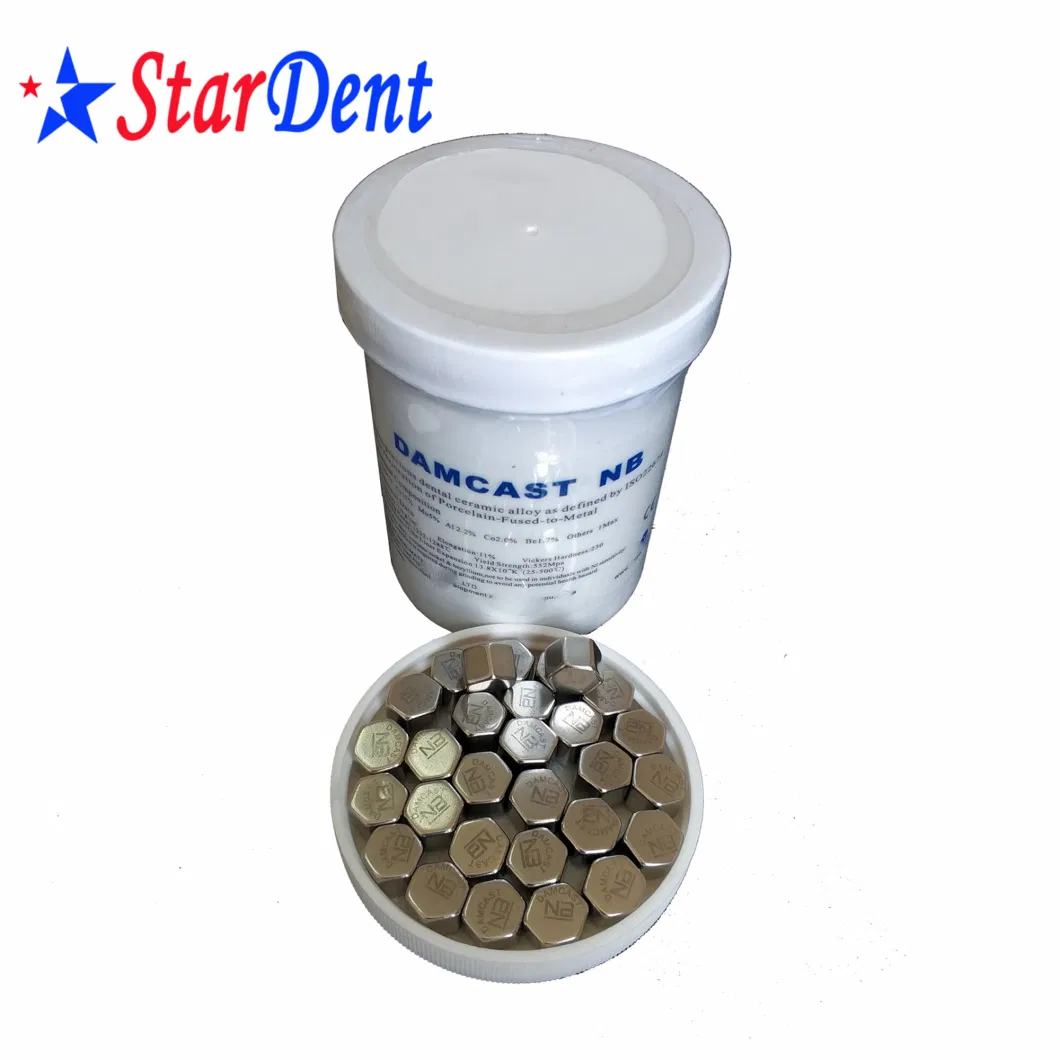 Dental Damcast Nb Ceramic Alloy Nickel-Chrome with Beryllium