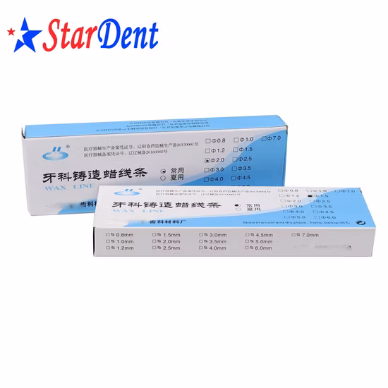 치과 주조 왁스 치과 왁스 라인 치과 실험실 재료